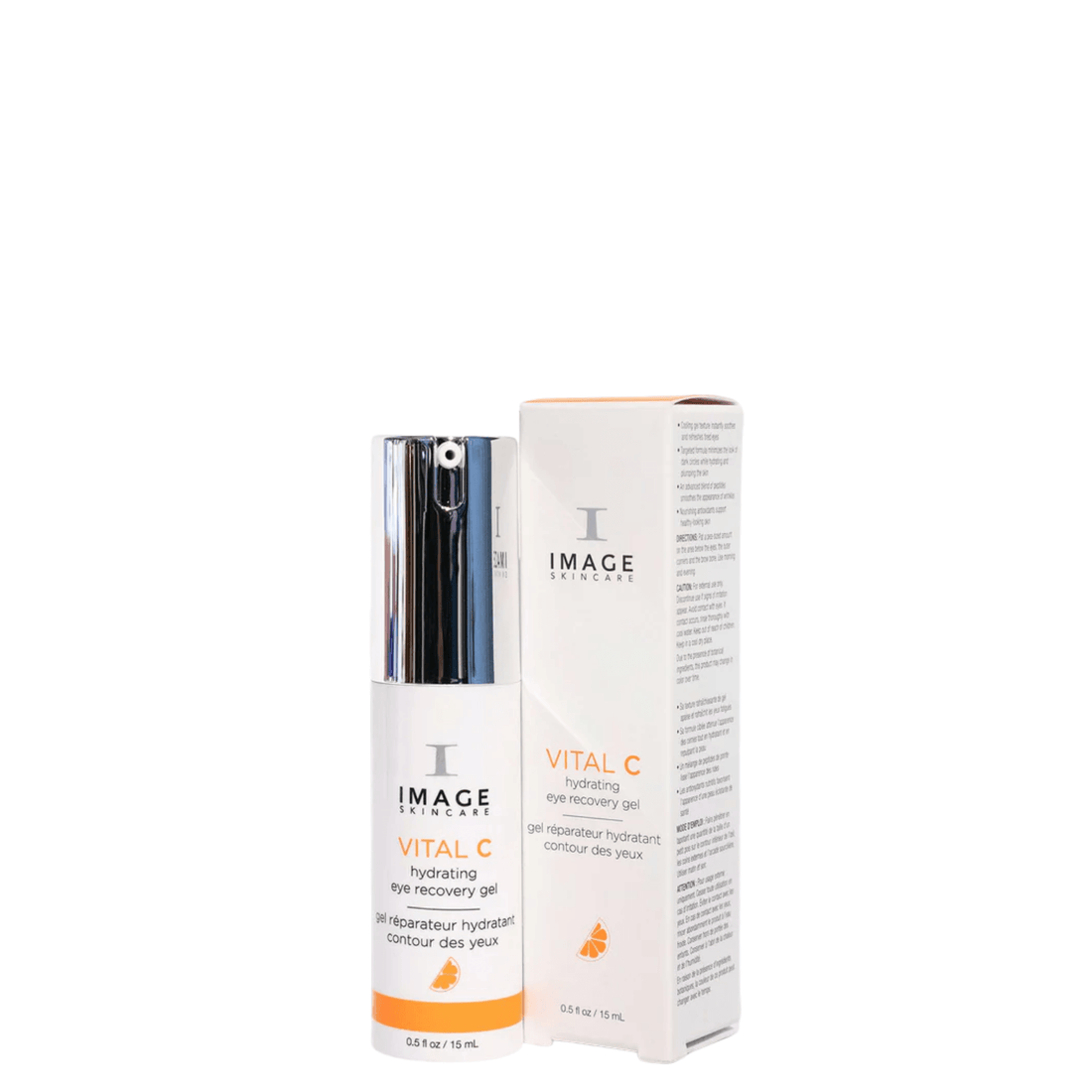 IMAGE Skincare VITAL C Hydrating Eye Recovery Gel 15ml airless pump bottle – cooling vitamin C and peptide eye gel