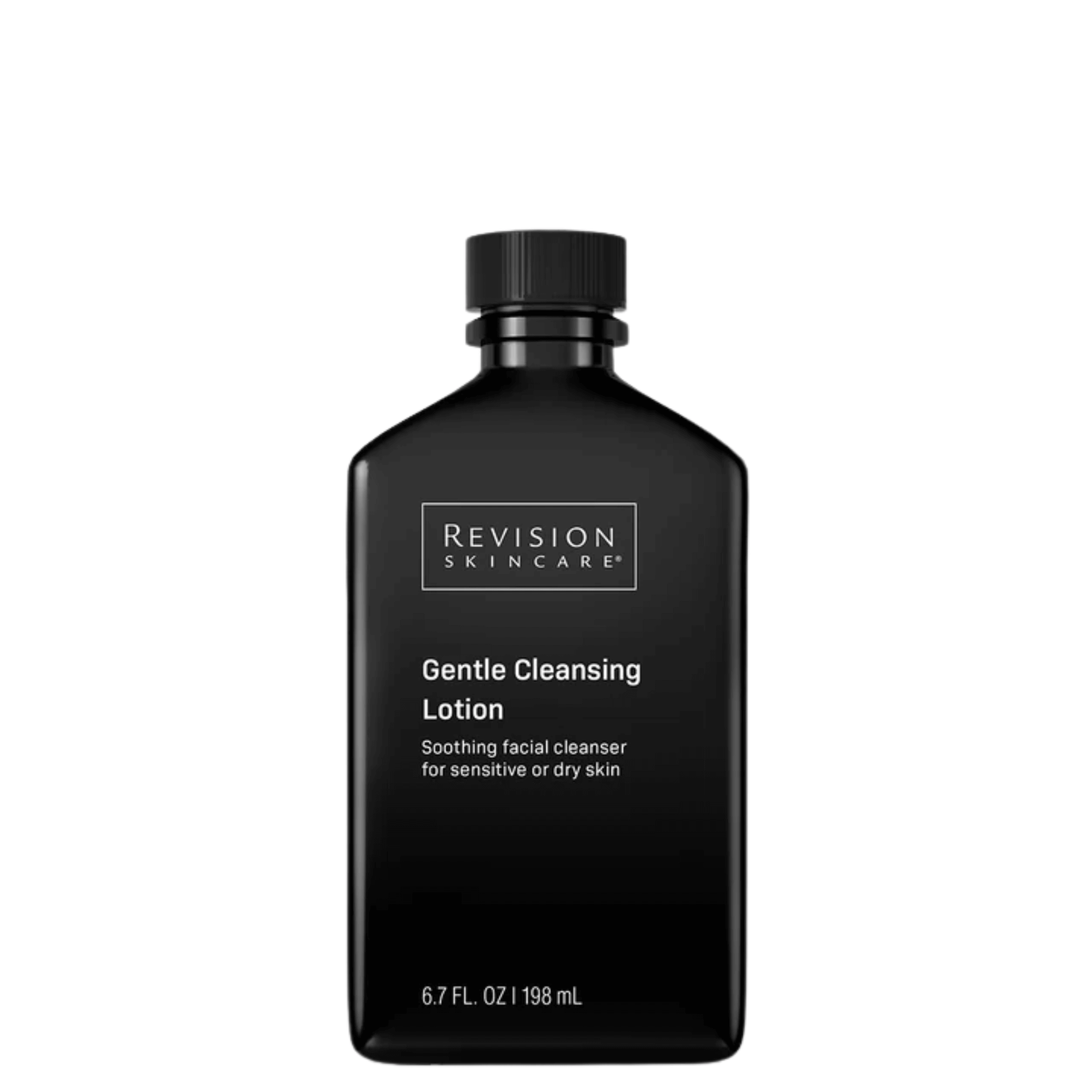 Revision Skincare Gentle Cleansing Lotion™ bottle, soothing facial cleanser for sensitive and dry skin.
