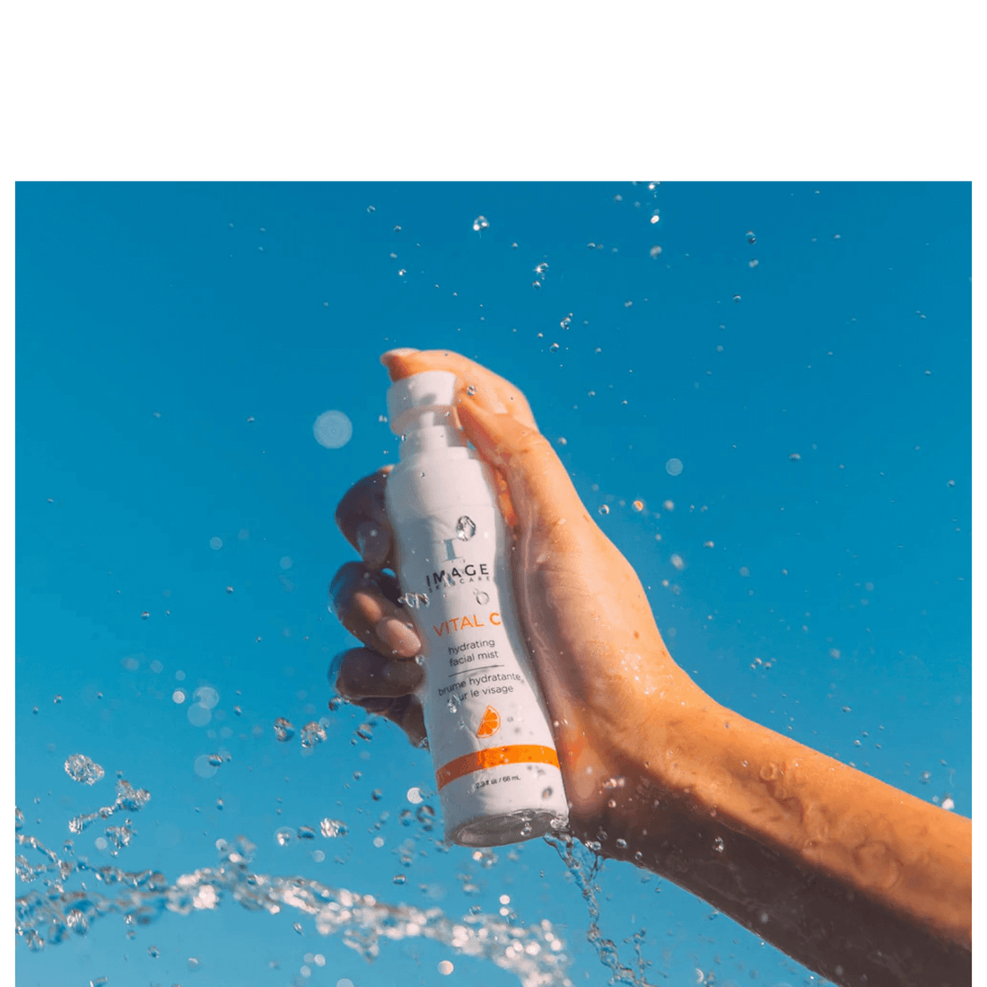 IMAGE Skincare VITAL C Hydrating Facial Mist 68ml spray bottle – vitamin C and gold hydrating face mist