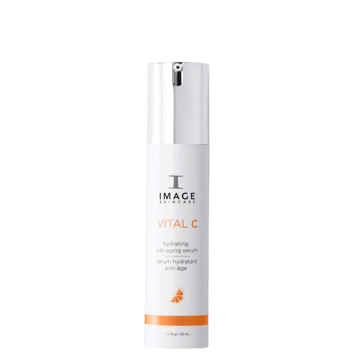 IMAGE Skincare VITAL C Hydrating Anti-Ageing Serum 50ml pump bottle, a vitamin C and hyaluronic acid serum