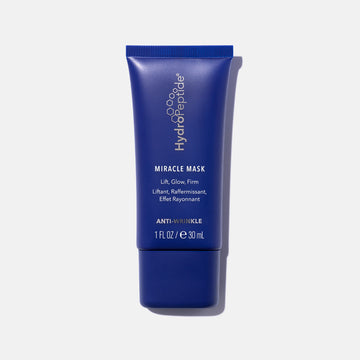 HydroPeptide Miracle Mask 30ml tube and box, a peptide clay face mask