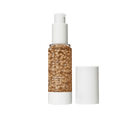 Jane Iredale HydroPure Tinted Serum in a bottle with a pump, showcasing its hydrating formula with 2% Hyaluronic Acid.