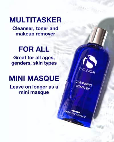 iS Clinical Cleansing Complex 180ml gentle AHA and BHA cleanser for all skin types