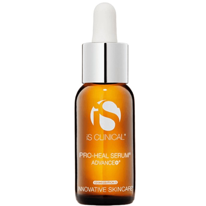 iS Clinical Pro-Heal Serum Advance+ bottle with dropper for antioxidant skincare