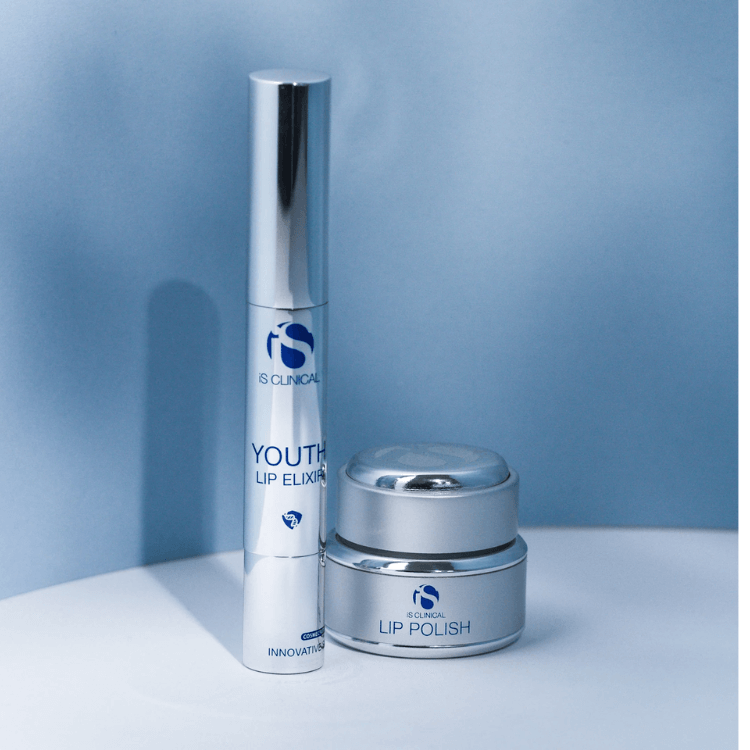 iS Clinical Lip Duo™ featuring Youth Lip Elixir and Lip Polish for ultimate lip care.