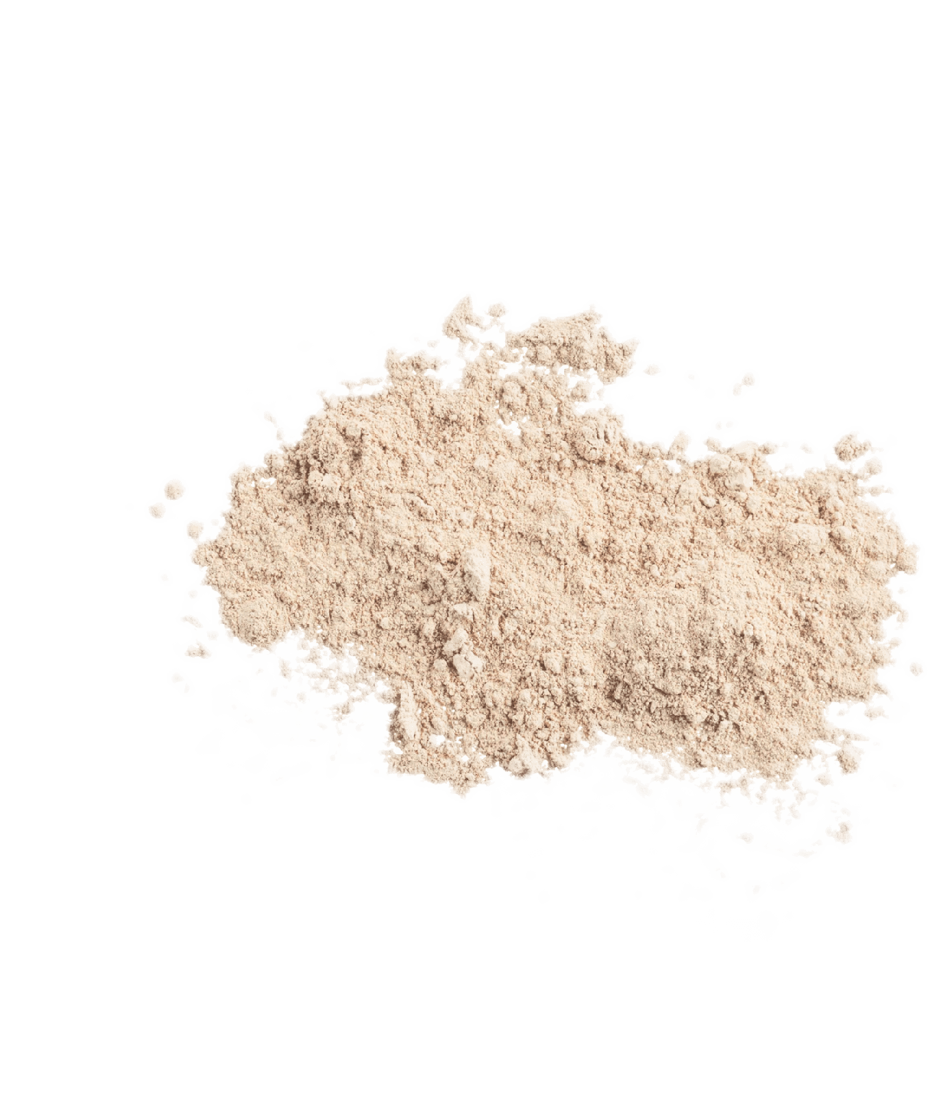 Colorescience® Sunforgettable ™ Total Protection Brush-On Shield SPF 50 powder in a pile against a transparent background.