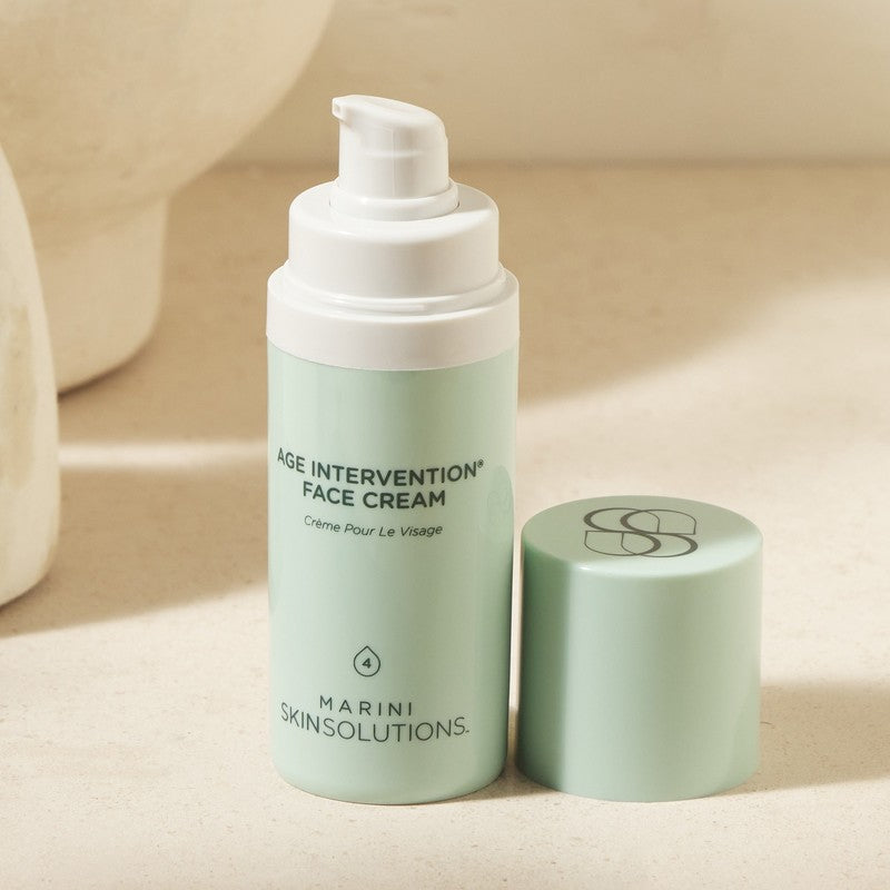 Marini SkinSolutions Age Intervention Face Cream - bottle with cream texture