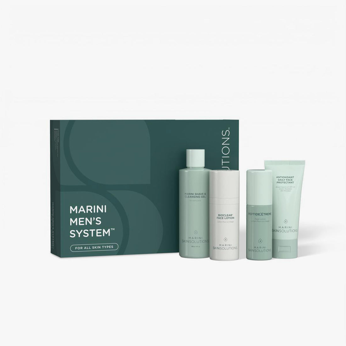 Marini SkinSolutions Men's System - kit contents