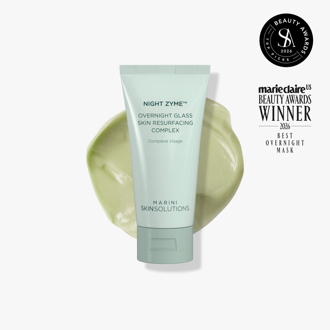 Marini SkinSolutions Night Zyme - jar with award