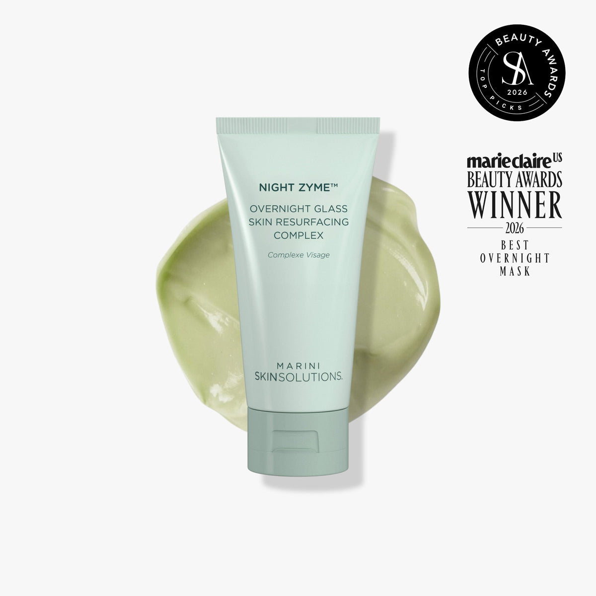 Marini SkinSolutions Night Zyme - jar with award