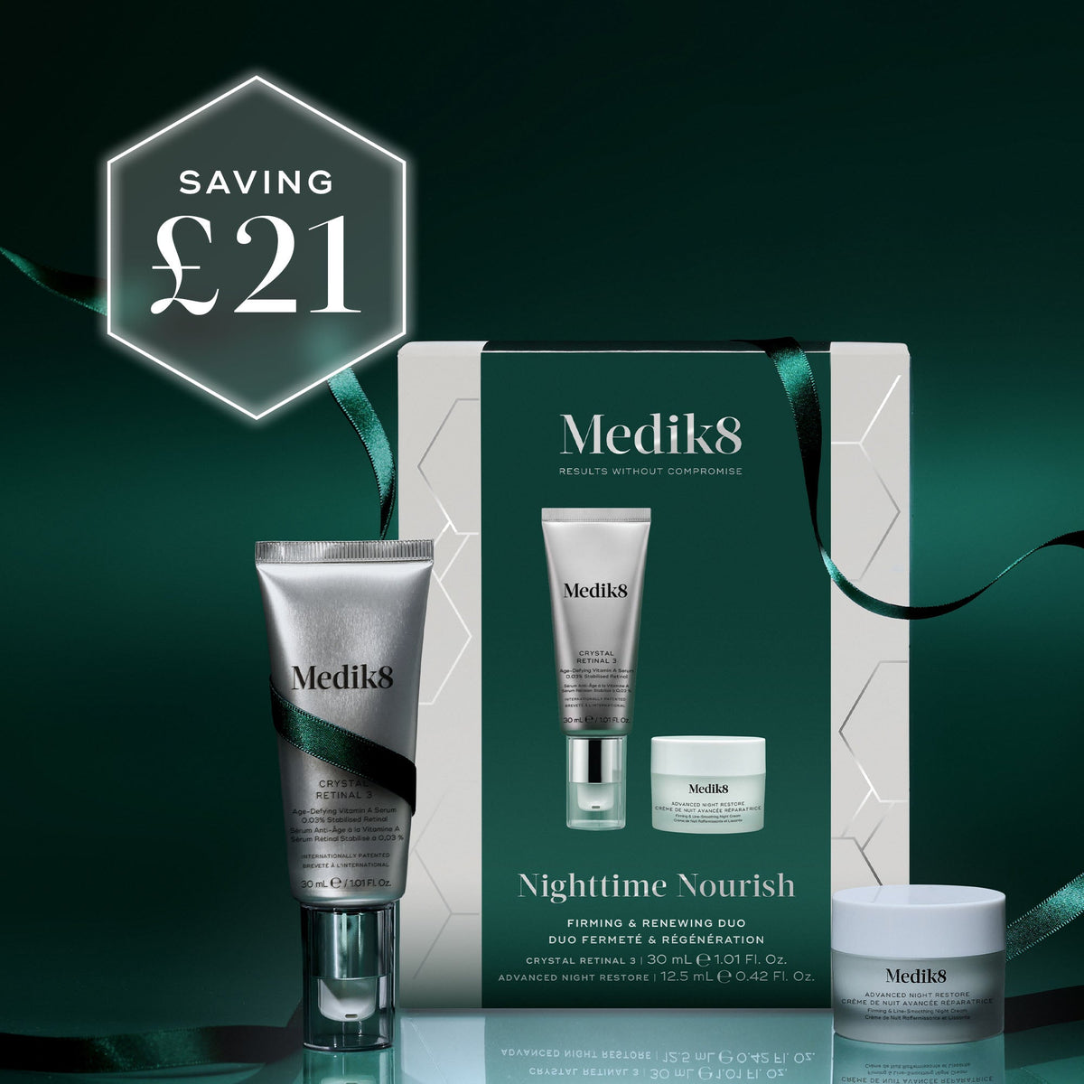 Medik8 Nighttime Nourish gift set worth £70