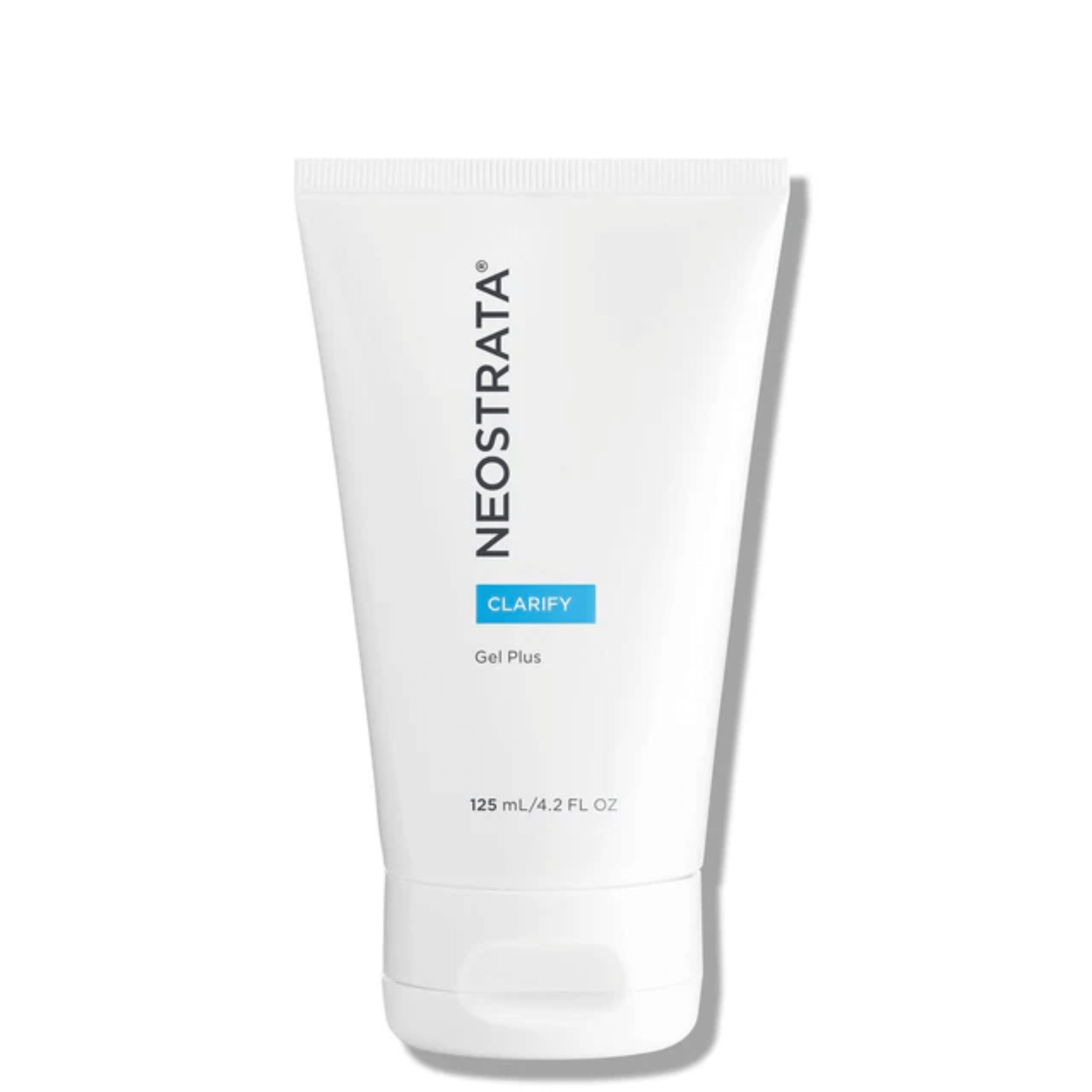Neostrata® Clarify Gel Plus packaging for high-strength exfoliating treatment, targeting oily and blemish-prone skin.