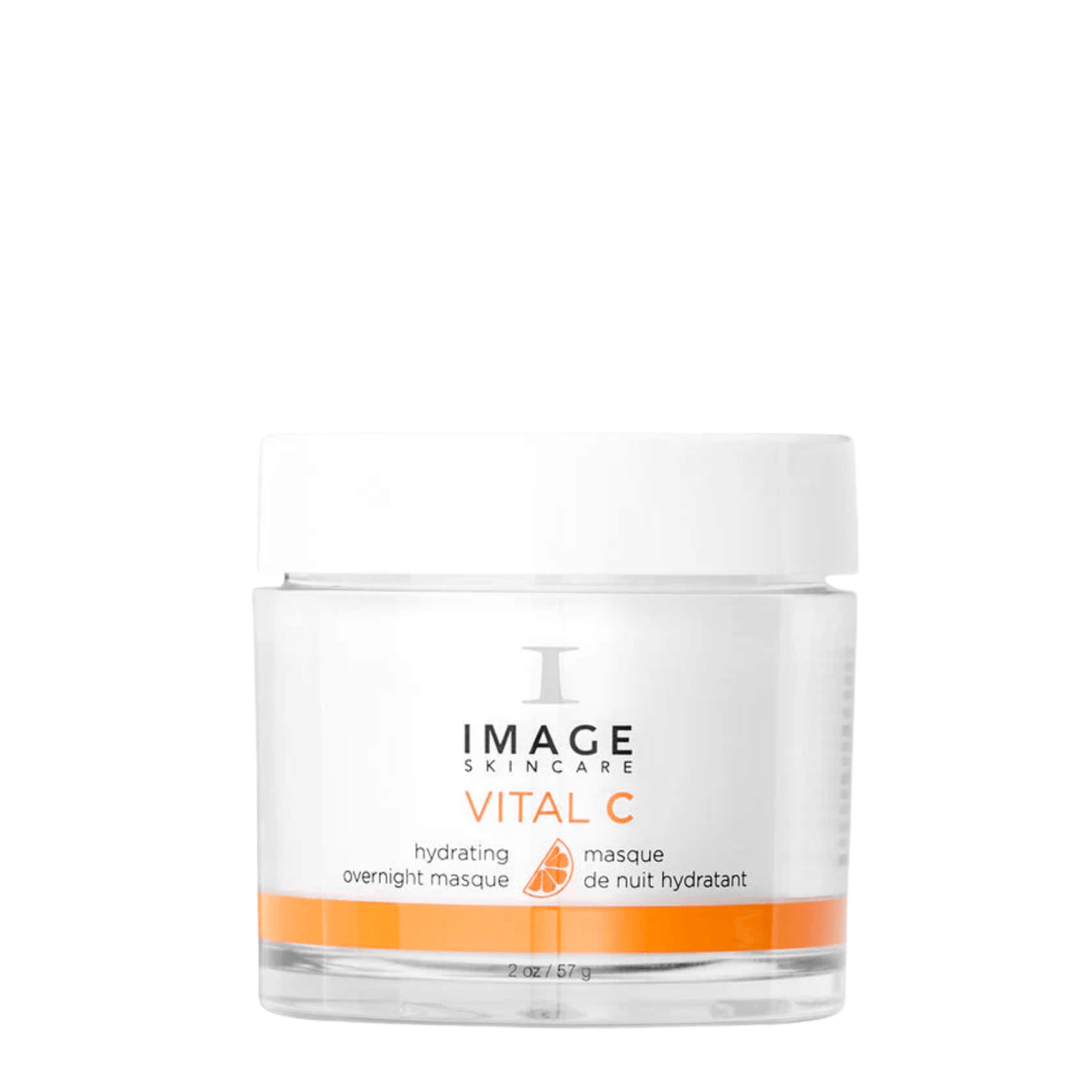 IMAGE Skincare VITAL C Hydrating Overnight Masque 57g white jar with orange VITAL C label