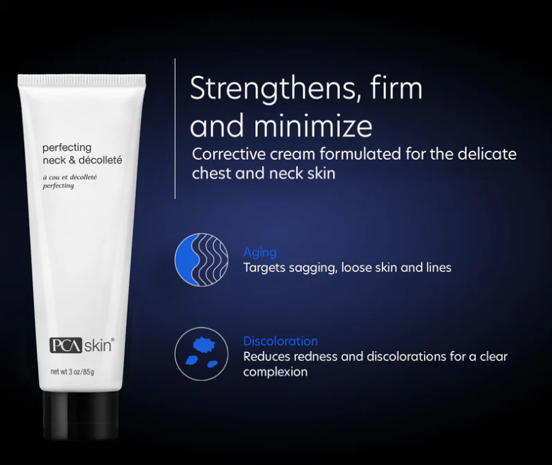 PCA Skin Perfecting Neck & Décolleté Cream 85g - key benefits for neck and chest