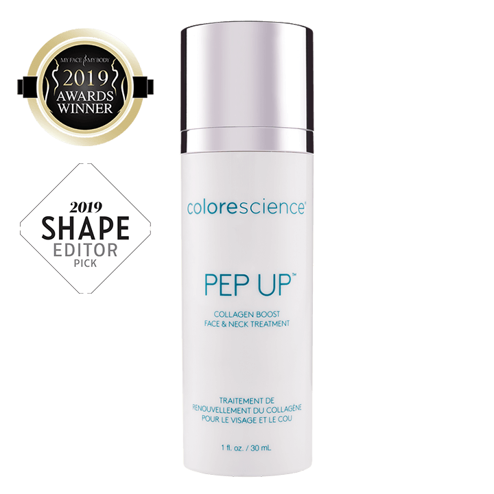 Colorescience Pep Up Collagen Renewal Face & Neck Treatment award-winning peptide serum