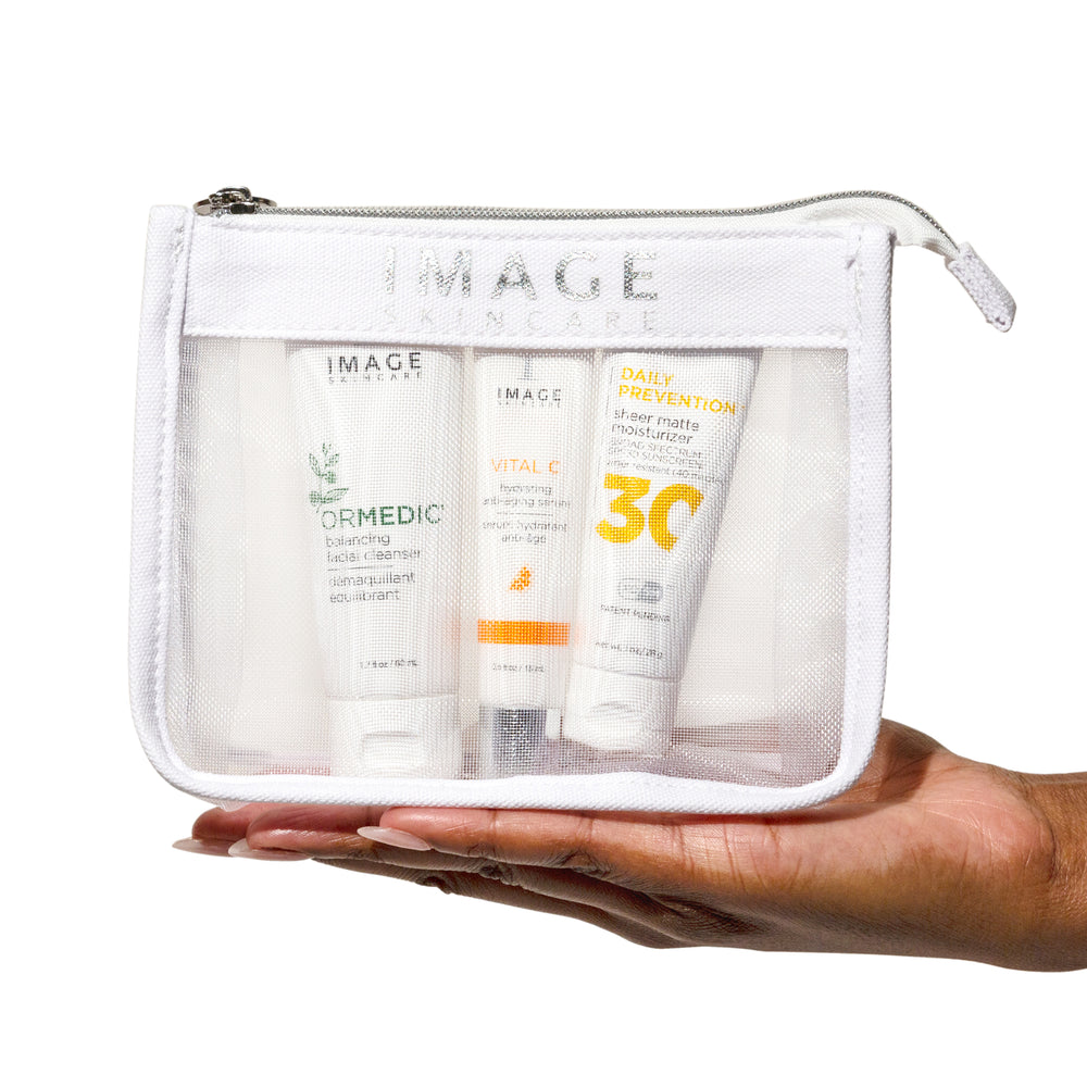 IMAGE Skincare Ready, Set, Discover Starter Set contents laid out