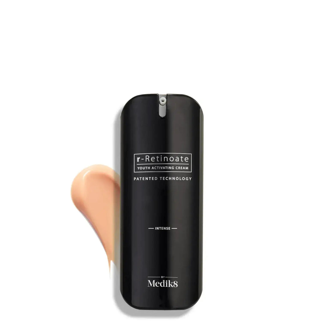 Medik8 r-Retinoate Intense™ youth activating cream with patented technology and a creamy texture.