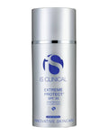 iS Clinical Extreme Protect SPF 30™ sunscreen in a sleek silver bottle for skin protection and hydration.