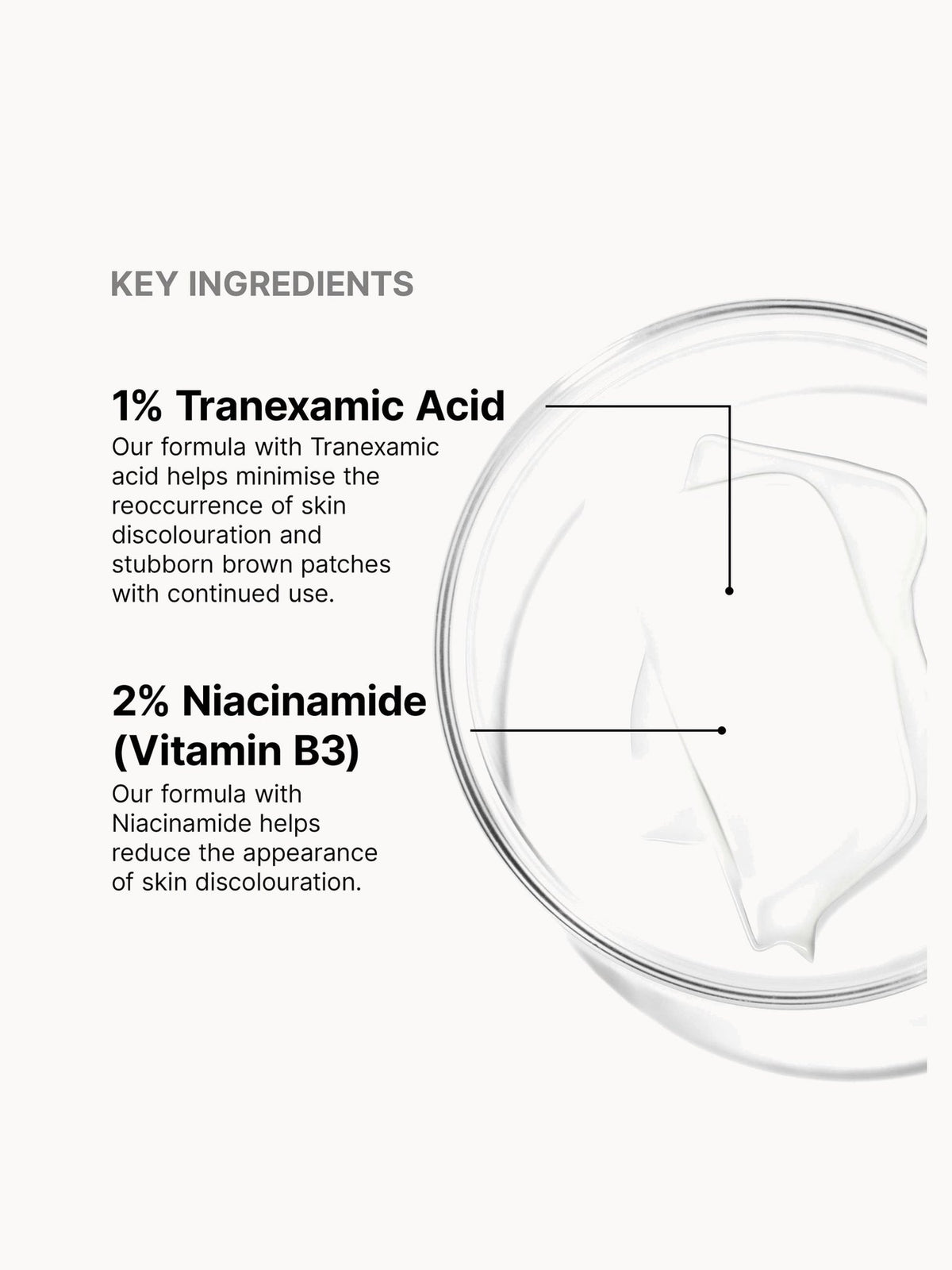 SkinCeuticals Advanced Brightening UV Defense SPF 50 key ingredients: 1% tranexamic acid and 2% niacinamide