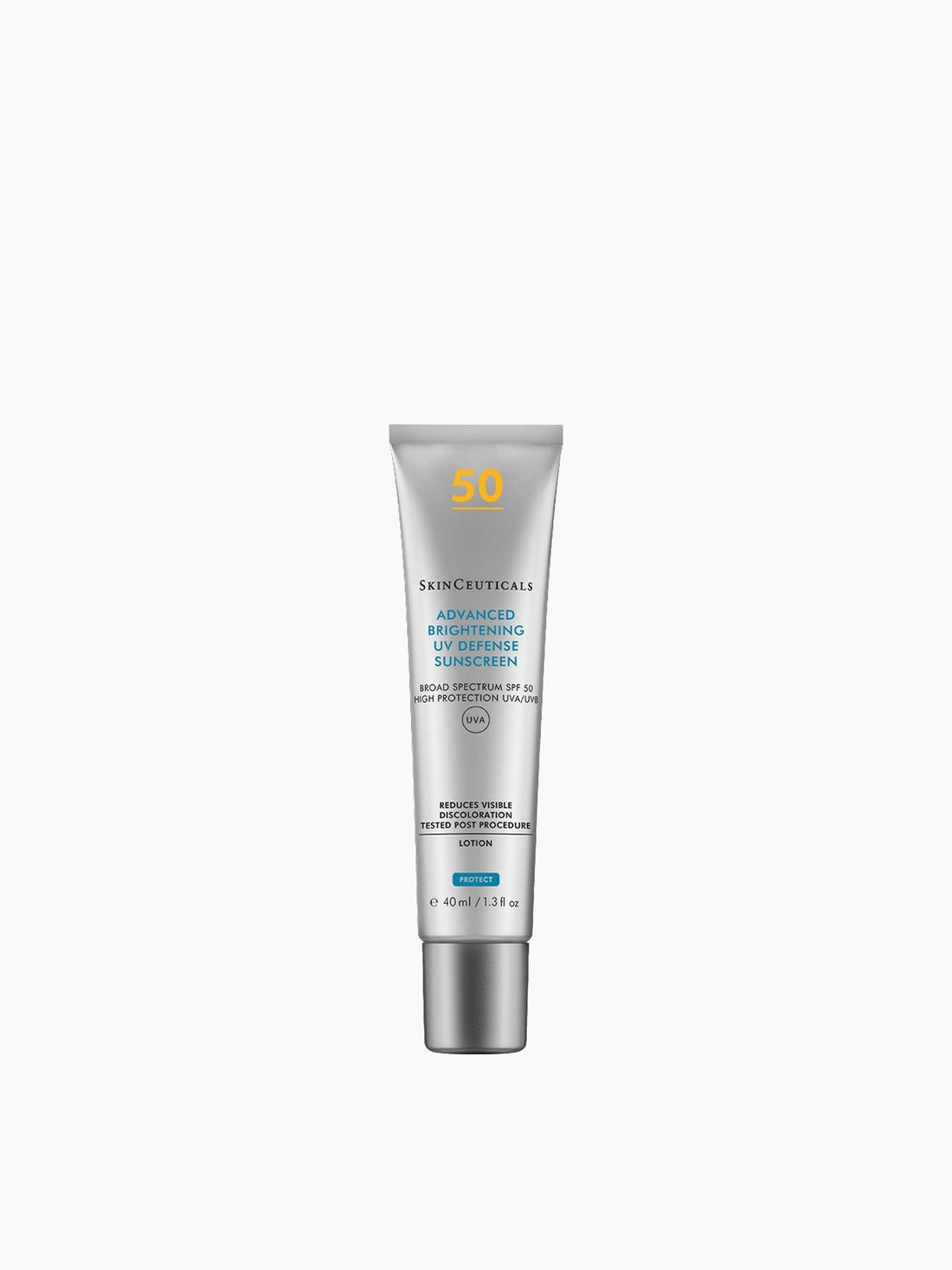 SkinCeuticals Advanced Brightening UV Defense SPF 50 40ml tube packshot