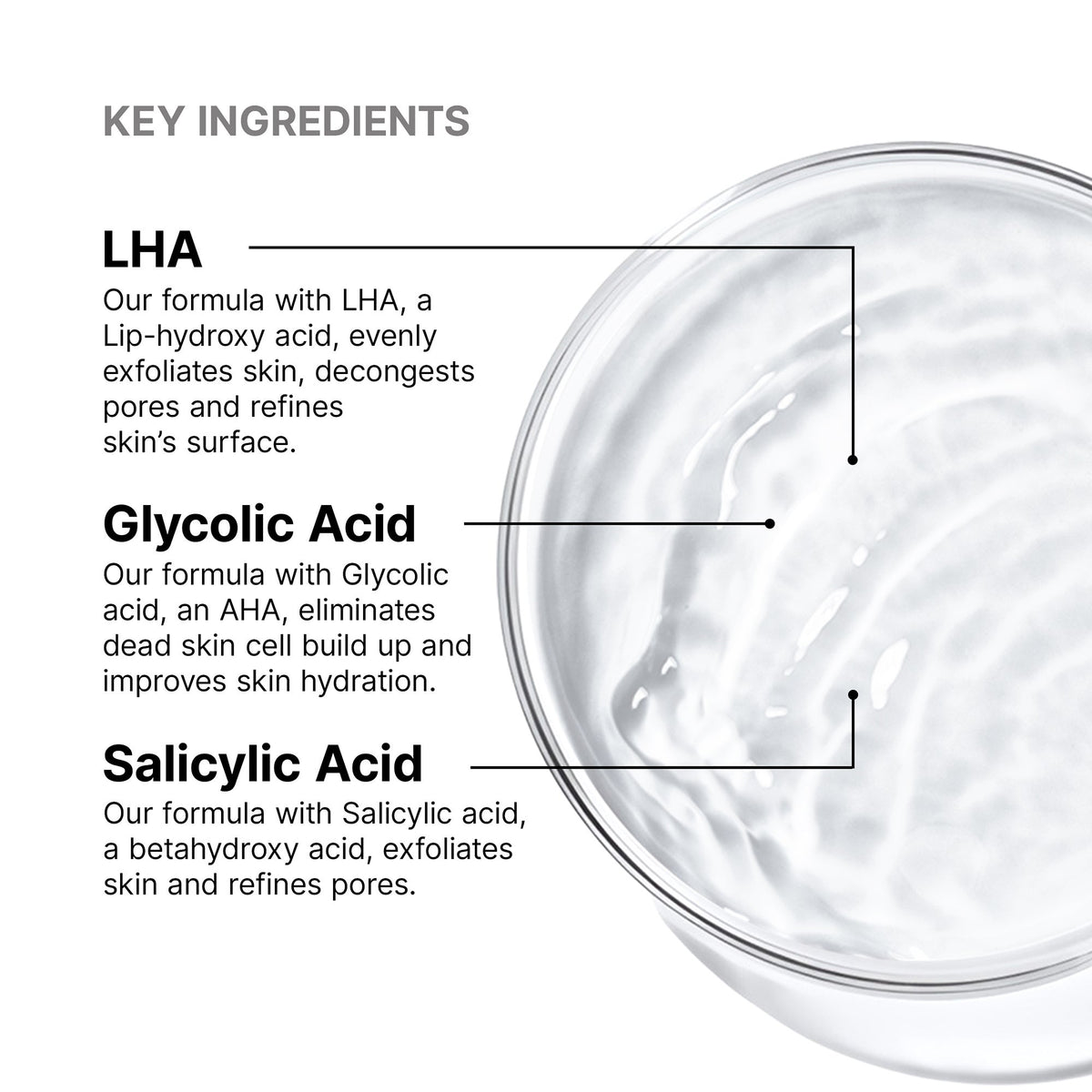 SkinCeuticals Blemish + Age Toner key ingredients: LHA, glycolic acid and salicylic acid