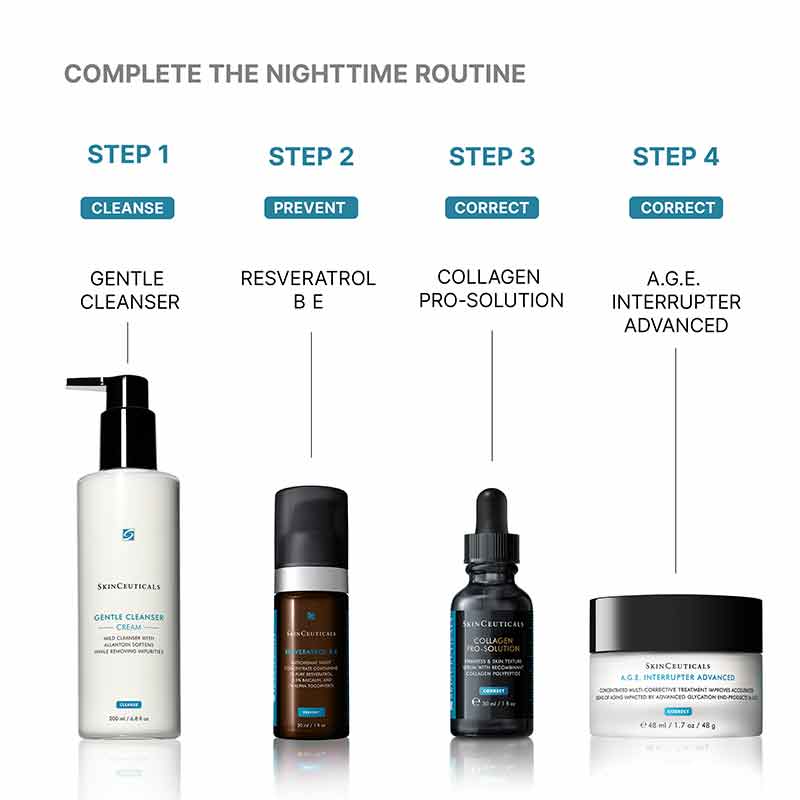 SkinCeuticals Collagen Pro-Solution evening routine step for firmer, smoother-looking skin