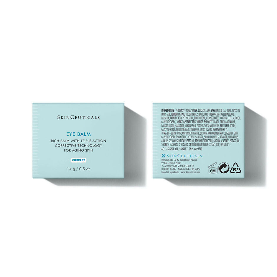 SkinCeuticals Eye Balm 14g carton, front and back