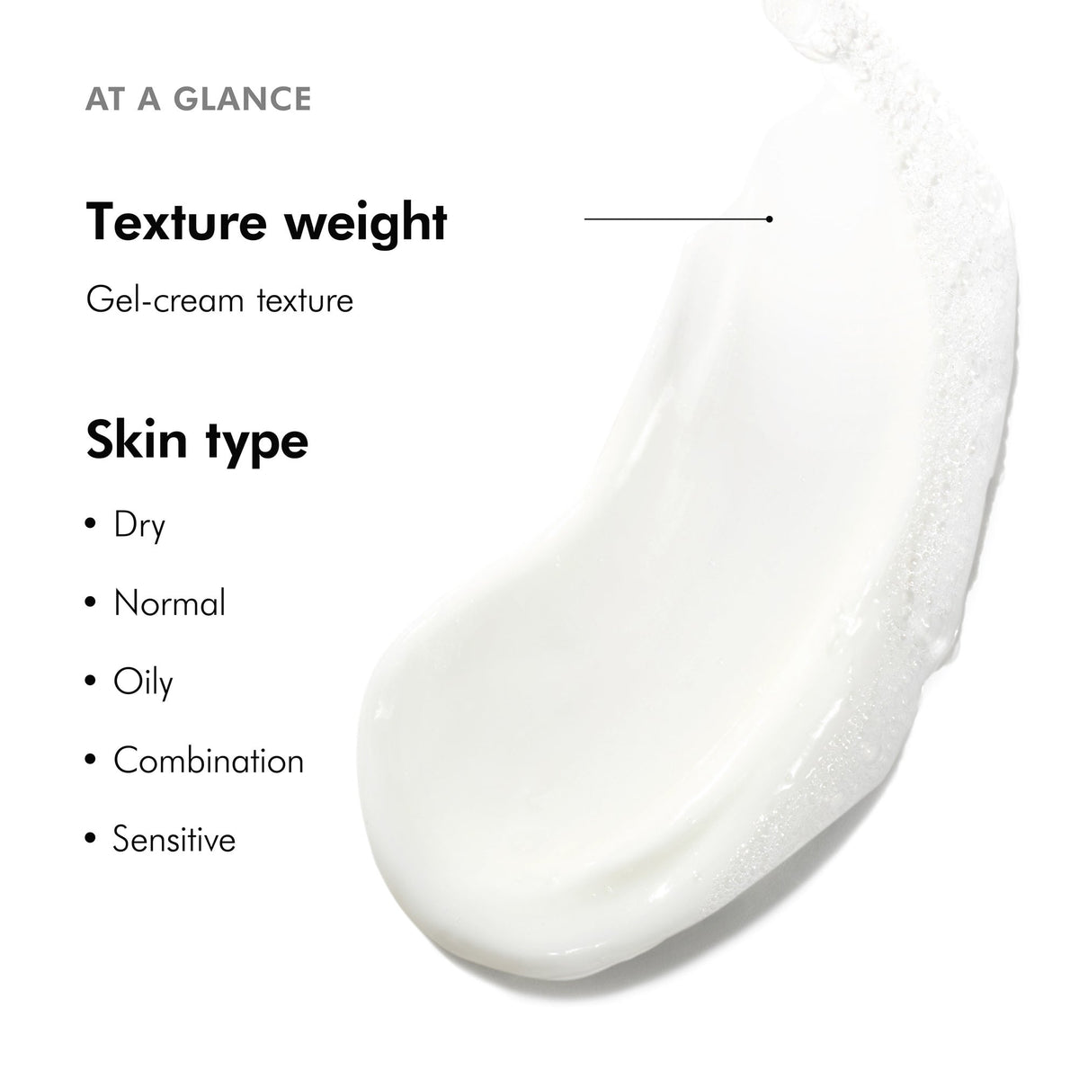 SkinCeuticals Gentle Cleanser gel-cream texture swatch and skin types