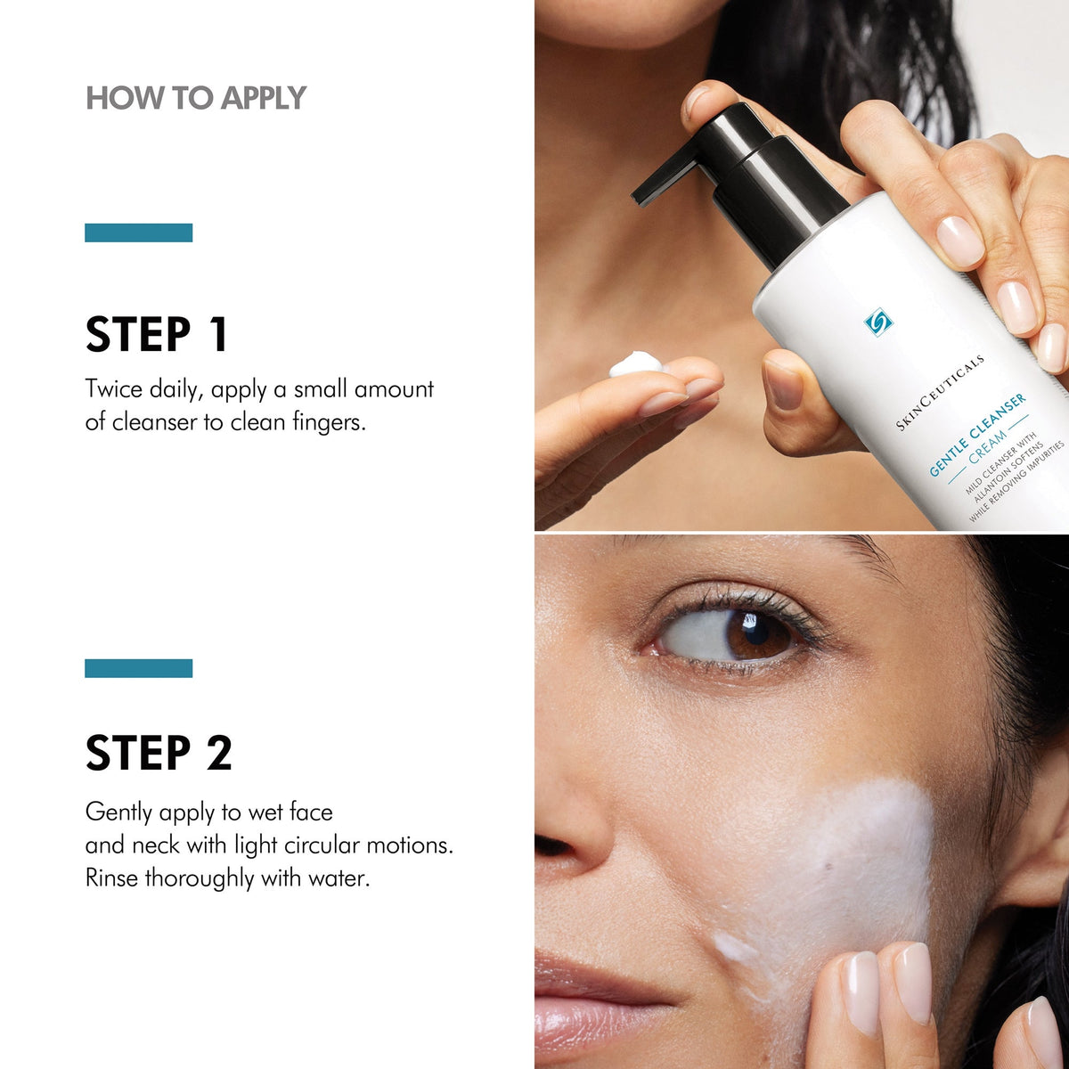 How to apply SkinCeuticals Gentle Cleanser