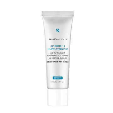 SkinCeuticals Glycolic 10 Renew Overnight 50ml tube, front view