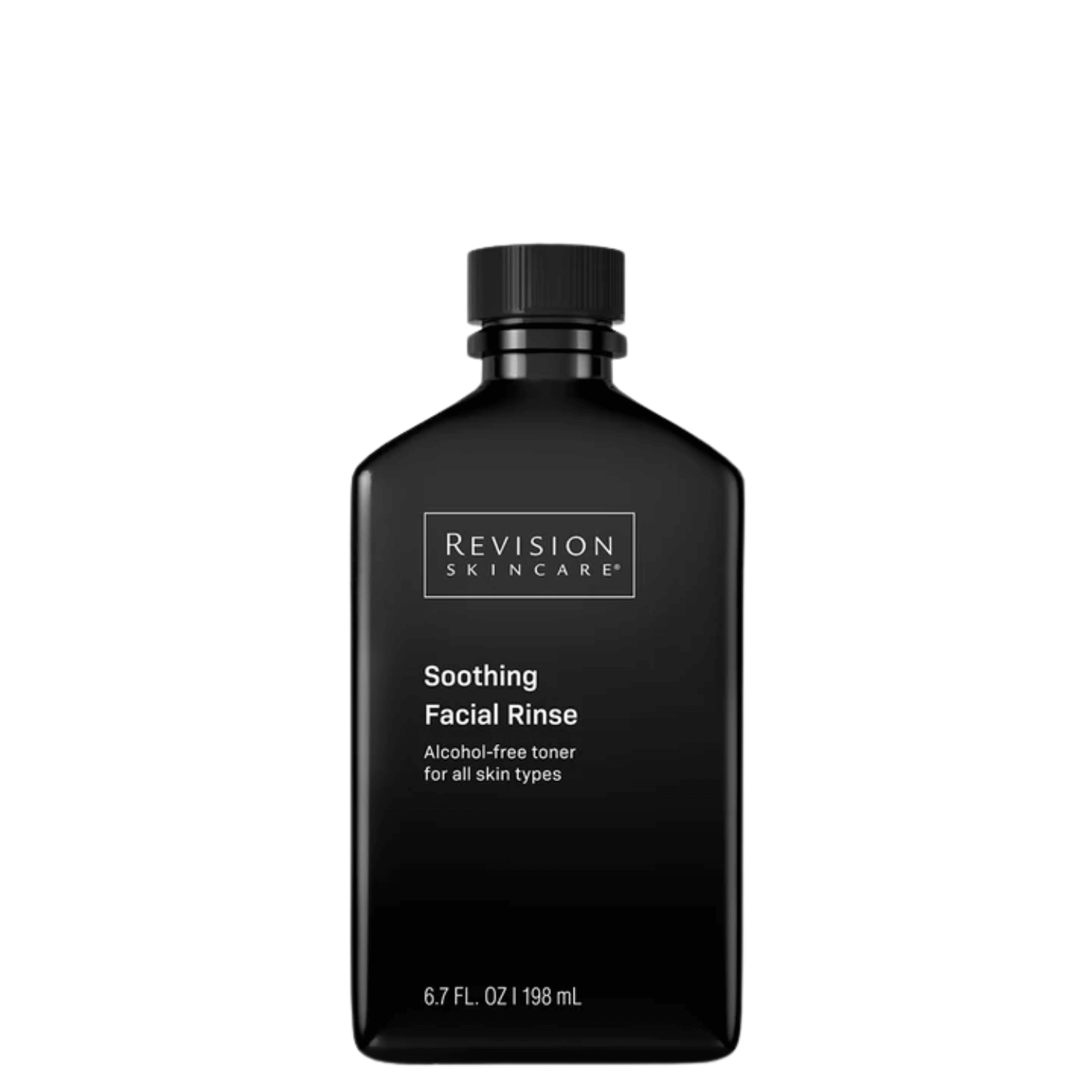 Revision Skincare Soothing Facial Rinse, alcohol-free toner for hydration and gentle skin soothing.