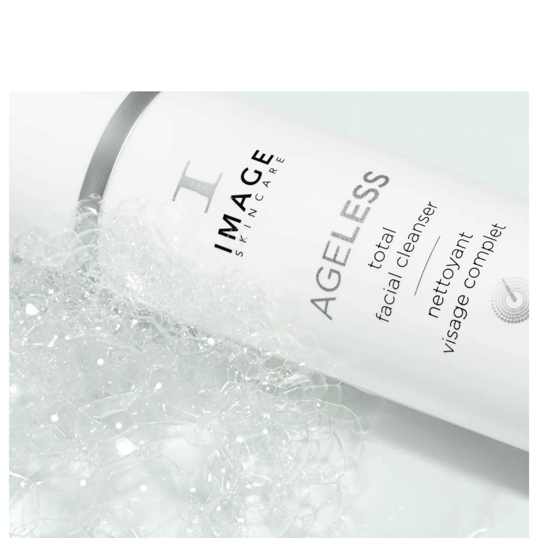 IMAGE Skincare AGELESS Total Facial Cleanser 177ml bottle, an exfoliating glycolic acid face cleanser