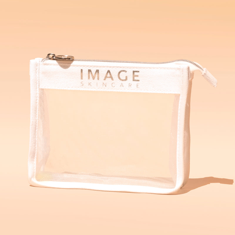 IMAGE Skincare VITAL HYDRATION 3-Step Vitamin C Routine transparent IMAGE cosmetic bag