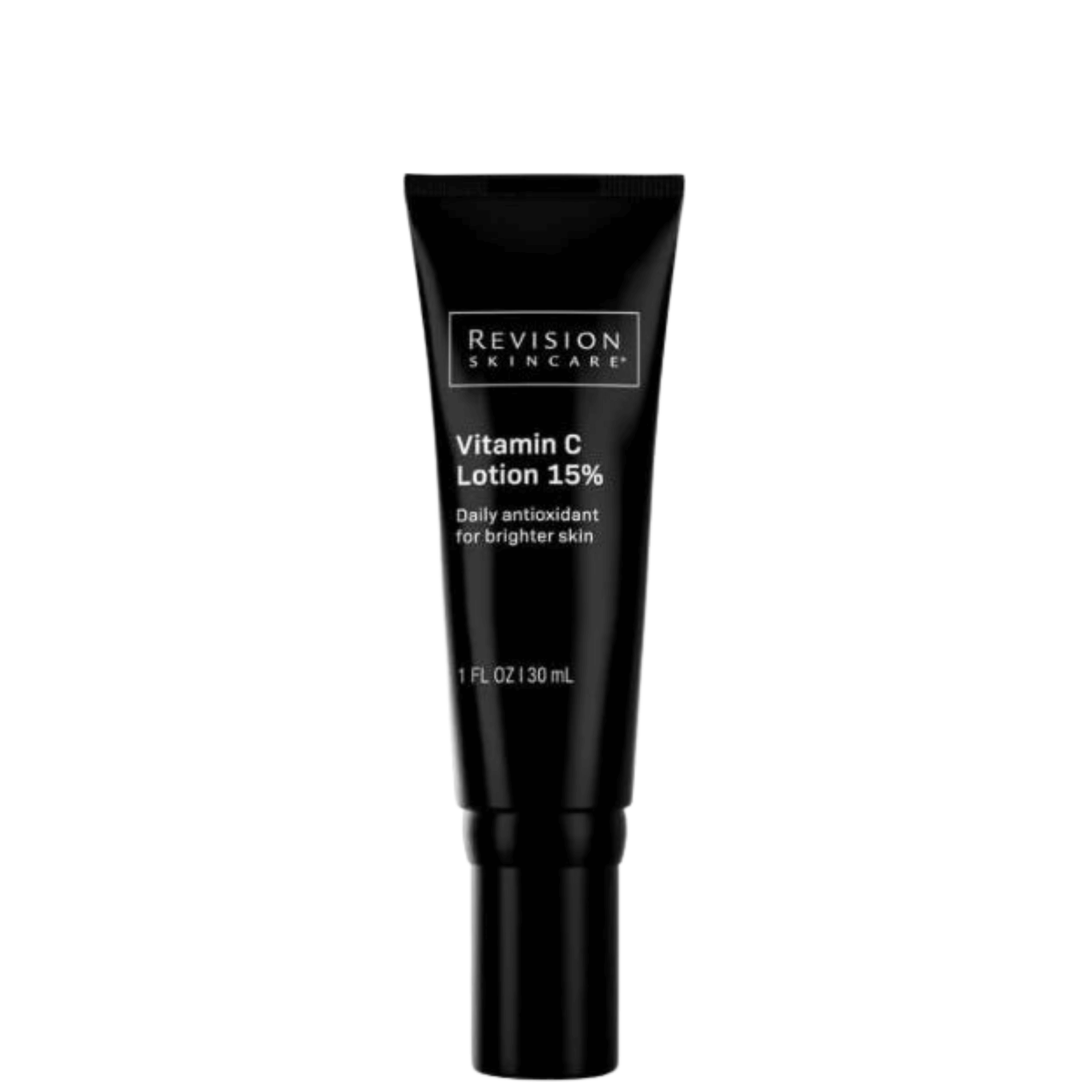 Revision Skincare Vitamin C Lotion 15%™ in black tube for brighter skin and daily antioxidant benefits.