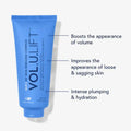 IMAGE VOL.U.LIFT 4D Skin Rebound Complex tube with benefits for volume, skin tightness, and hydration.