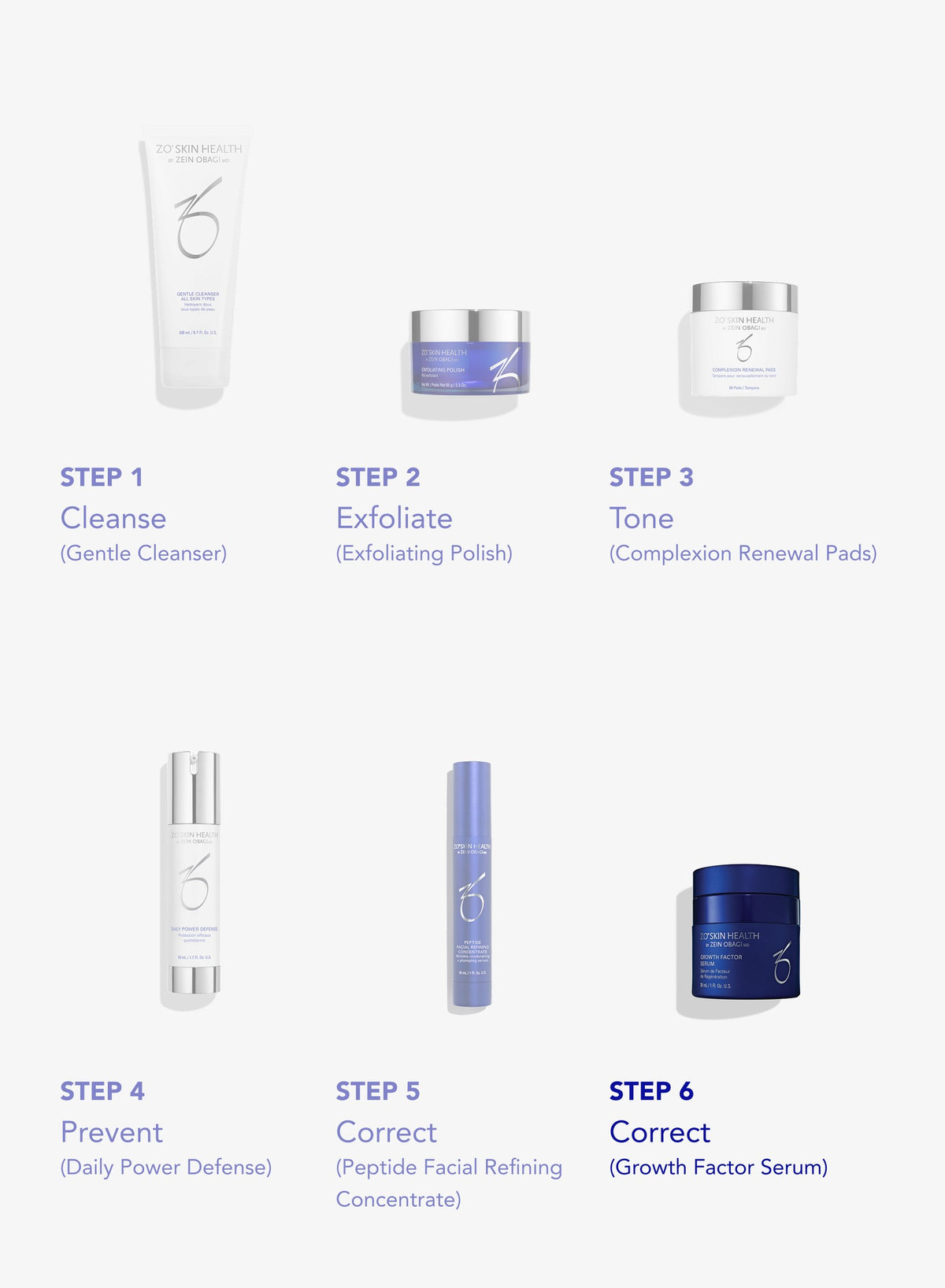 ZO Skin Health Growth Factor Serum how to layer in your ZO routine