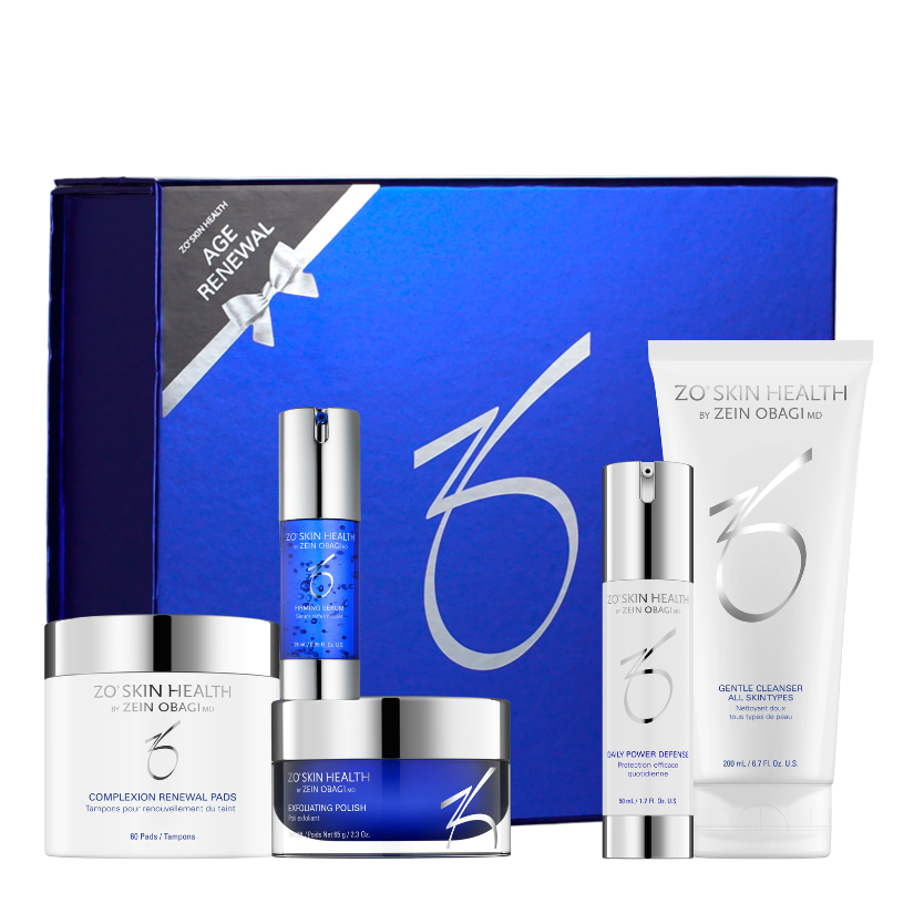 ZO Skin Health Age Renewal Festive Kit with anti-ageing products and free Firming Serum for luxurious skincare.