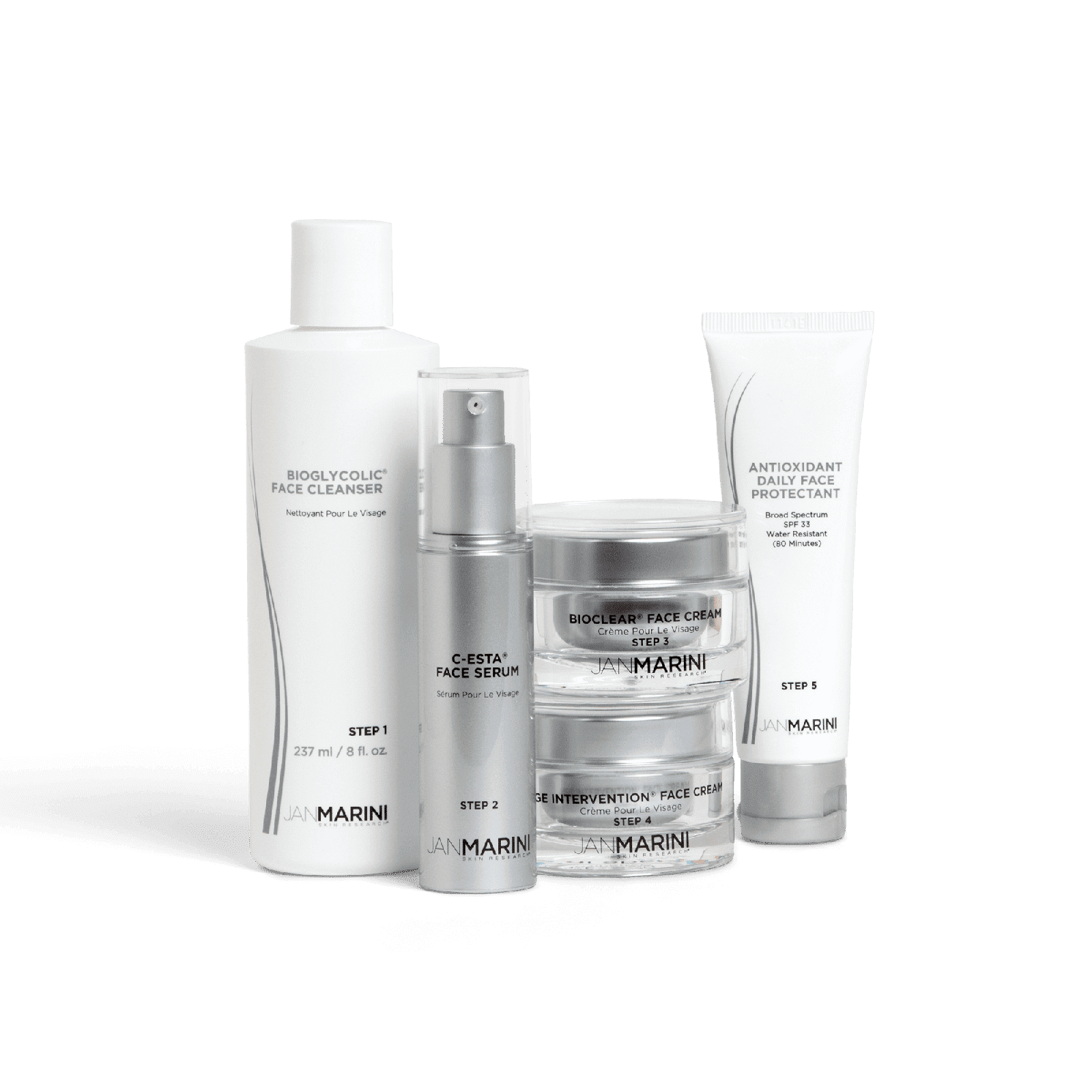 Jan Marini A Skin Care Management System - Dry/Very Dry with Daily Face Protectant SPF 33