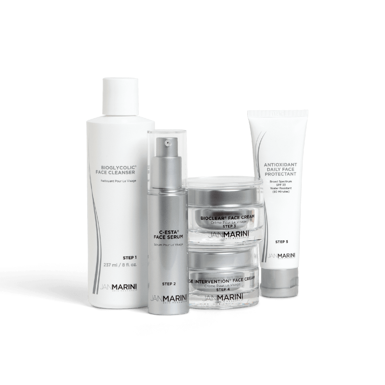 Jan Marini A Skin Care Management System - Dry/Very Dry with Daily Face Protectant SPF 33