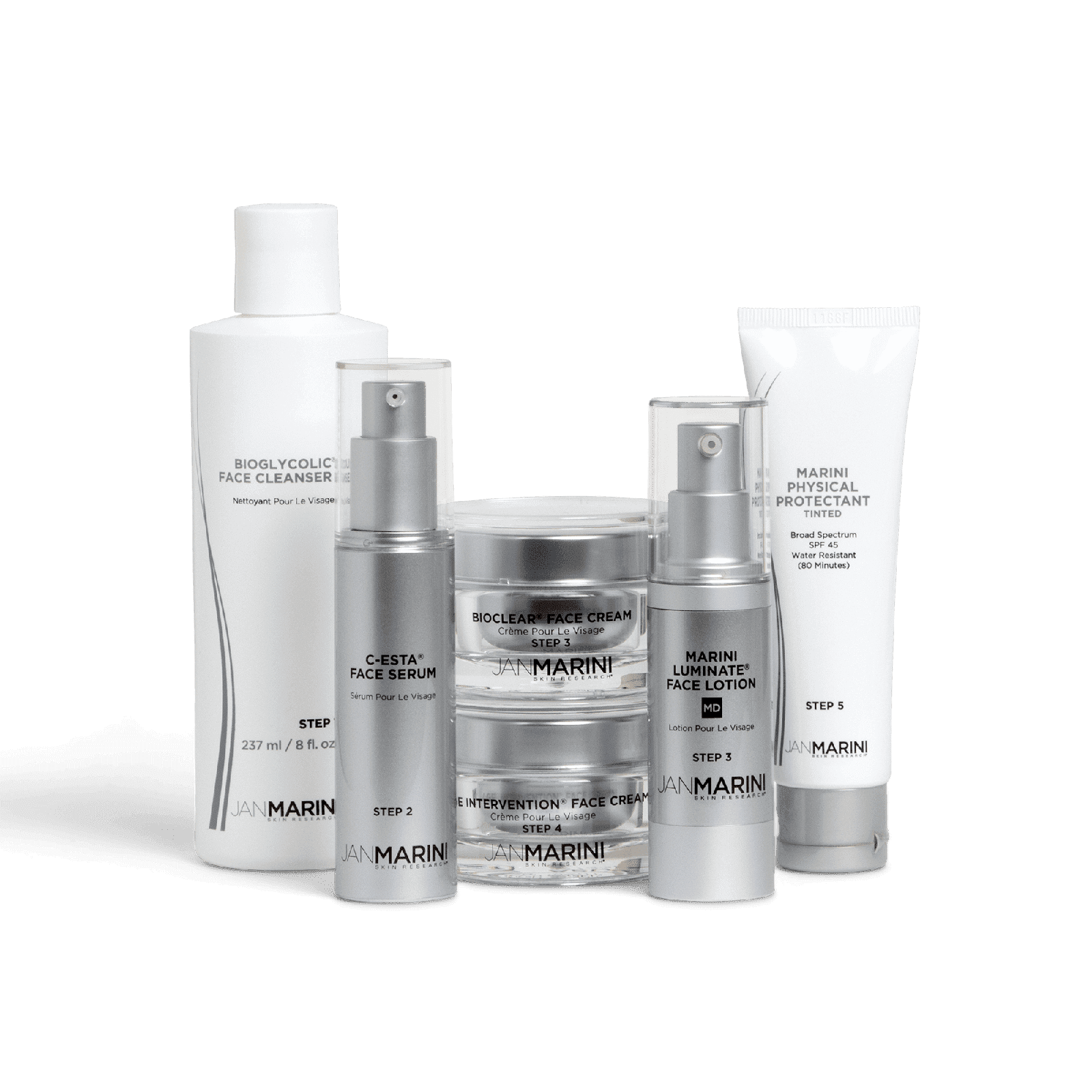 Jan Marini A Skin Care Management System - Dry /Very Dry with Marini Physical Protectant SPF 45 Tinted