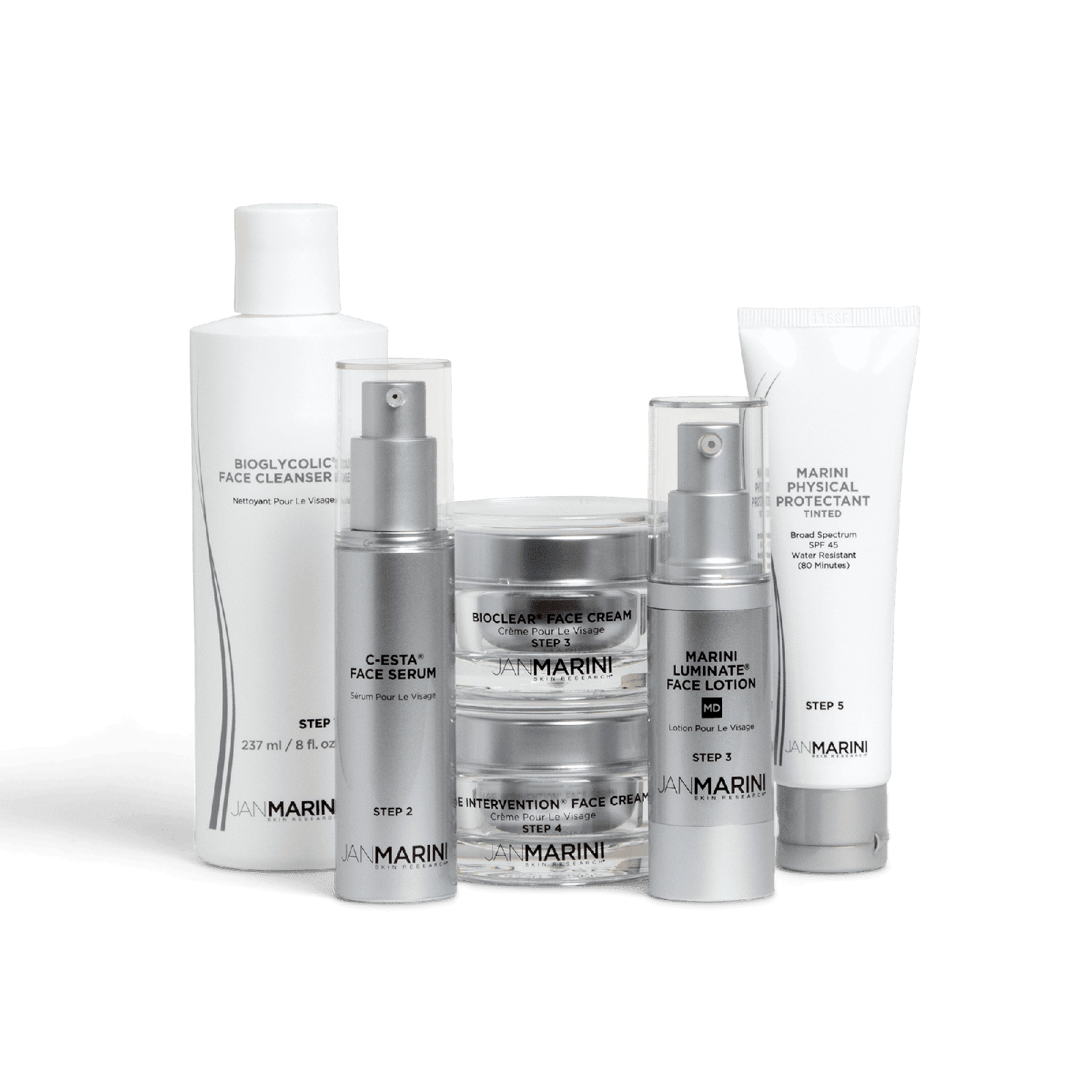 Jan Marini A Skin Care Management System - Dry /Very Dry with Marini Physical Protectant SPF 45 Tinted