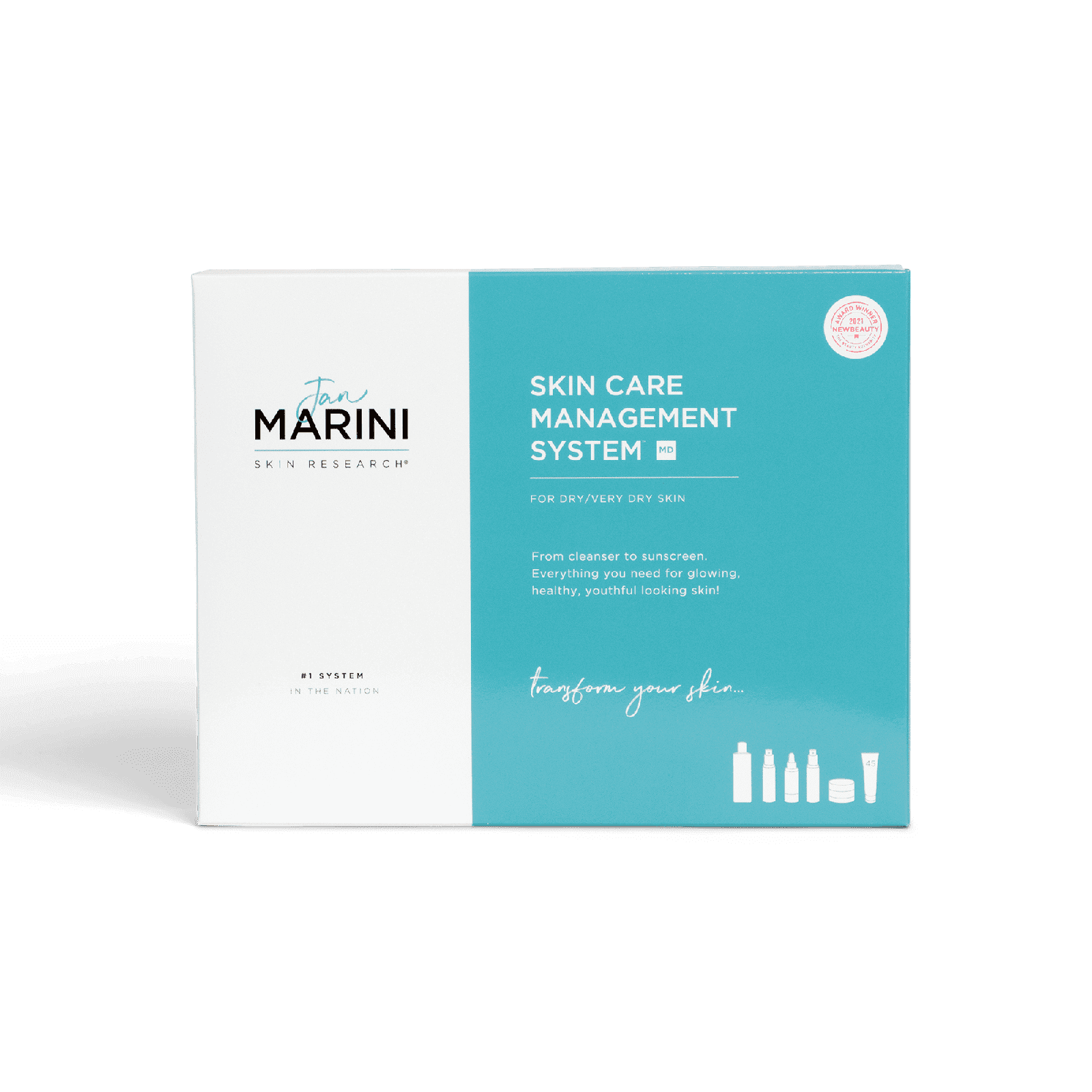 Jan Marini A Skin Care Management System - Dry /Very Dry with Marini Physical Protectant SPF 45 Tinted