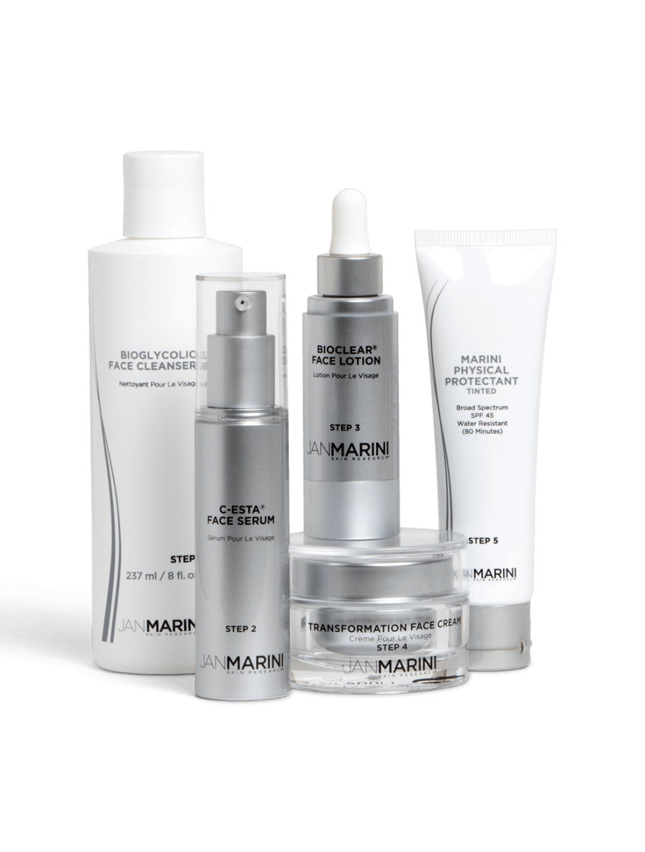 Jan Marini A Skin Care Management System – Normal Combo with Marini Physical Protectant SPF 45 Tinted