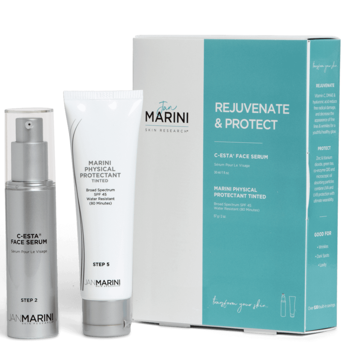 Jan Marini Rejuvenate & Protect Physical Protectant SPF 45 Tinted