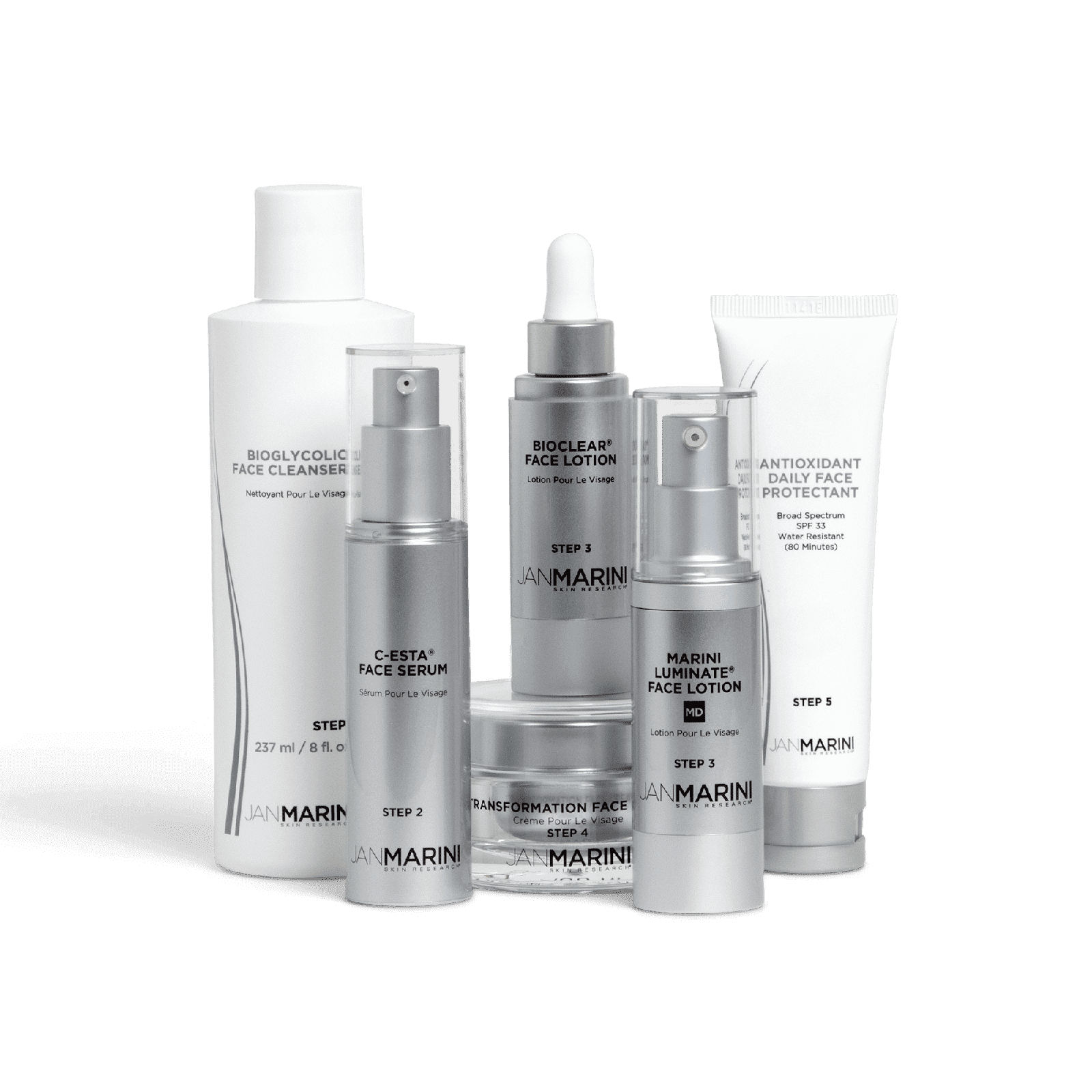 Jan Marini Skin Care Management System - MD Normal/Combo with Daily Face Protectant SPF 33