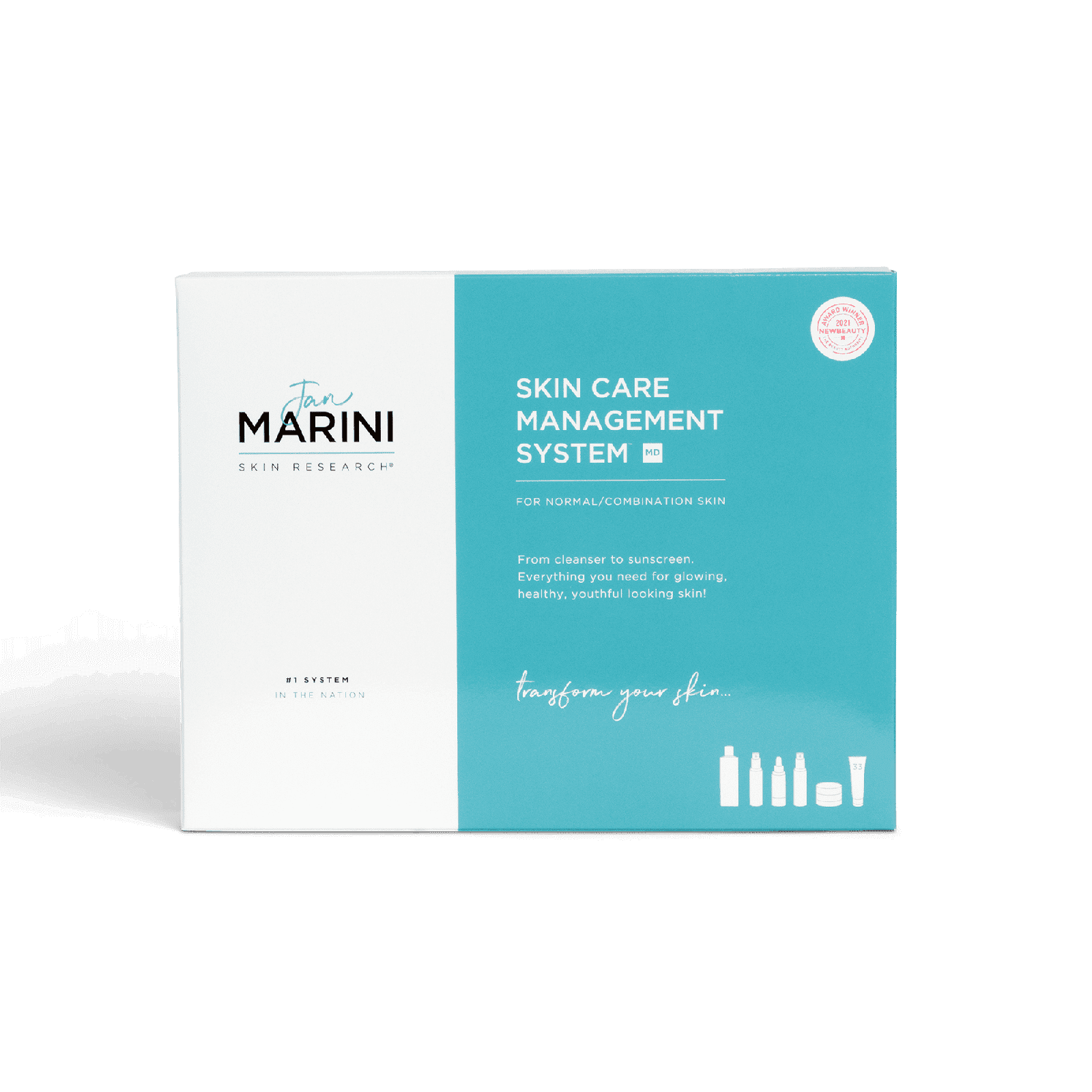 Jan Marini Skin Care Management System - MD Normal/Combo with Daily Face Protectant SPF 33