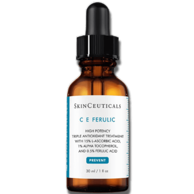 SkinCeuticals C E Ferulic Vitamin C Antioxidant Serum 30ml in an amber glass dropper bottle with a pipette.