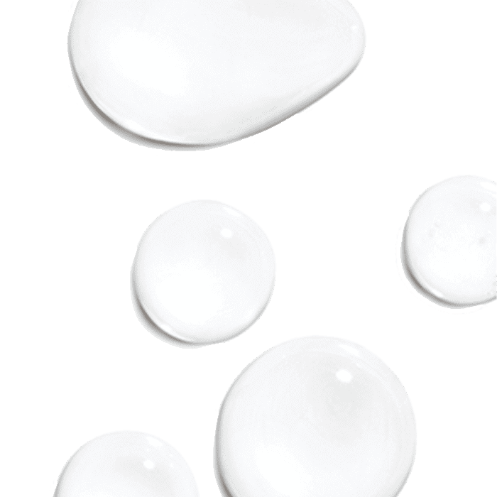 SkinCeuticals Hydrating B5 Gel Hyaluronic Acid Serum 30ml drops of hydrating gel on a white background.