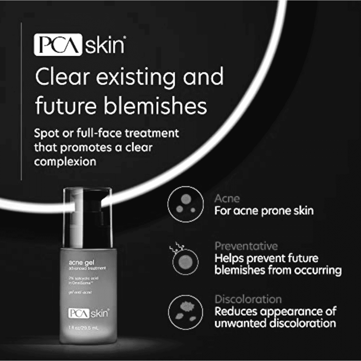 PCA Skin Acne Gel Advanced Treatment 29.5ml - key benefits
