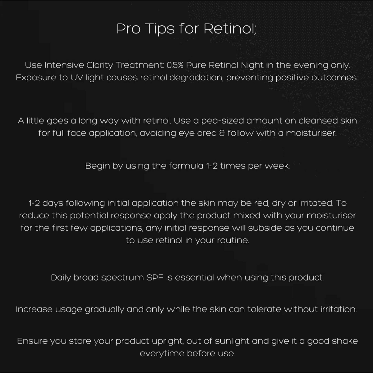 PCA Skin Intensive Clarity Treatment 0.5% Pure Retinol Night 29.5g - key benefits 2